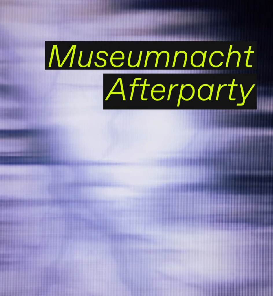 Museumnacht Afterparty 11 October&nbsp;2025